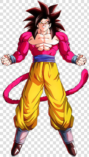 Goku Ssj4 Gt Render Dokkan Battle  HD Png Download