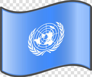 United Nations Flag Clipart   Png Download   United Nations Flag  Transparent Png