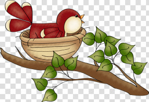 Fall Fall Open House At The Feathered Nest Clipart   Bird Sitting On The Nest  HD Png Download