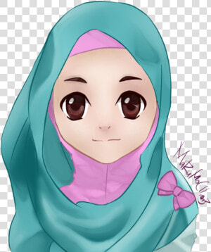 Muslimah Girl By Anis2020 On Deviantart   Anime Muslim  HD Png Download