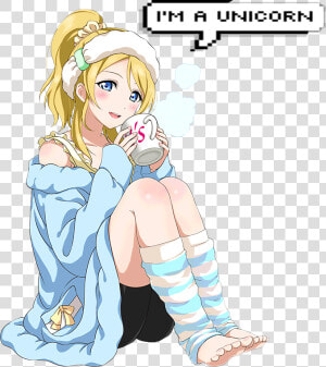 Eli💖 Eliayase Eli Lovelive   Love Live Pajama Eli Cosplay  HD Png Download