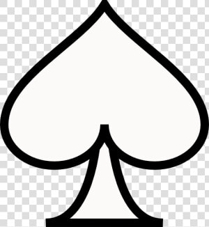 Ace Of Spades Printable Template  HD Png Download