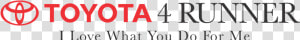 Toyota 4 Runner Logo  Toyota 4 Runner Logo Vector    Toyota  HD Png Download