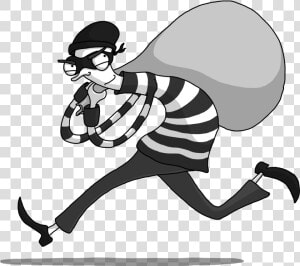 Clip Art Robber Library Stock Techflourish   Bank Robber Clip Art  HD Png Download