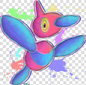 Porygon Png  Transparent Png