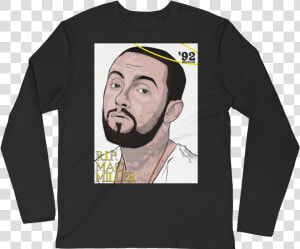 Load Image Into Gallery Viewer  Mac Miller Long Sleeve   Long sleeved T shirt  HD Png Download