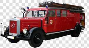 Fire Truck  Volunteer Firefighter  Oldtimer   Brandbil Png  Transparent Png