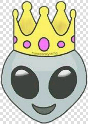 Its My Birthday Alien Clipart   Png Download   Marciano Con Corona  Transparent Png