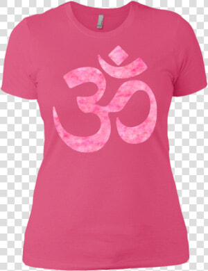 Pink Watercolor Om Symbol Tank Tops  amp  T shirts   Active Shirt  HD Png Download