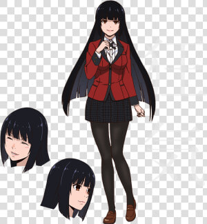 Animevice Wiki   Jabami Yumeko Character Design  HD Png Download