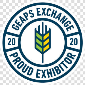 Geaps Exchange 2020 Secondarylogo Exhibitor 2color   Circle  HD Png Download