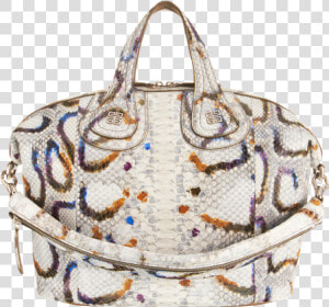 Givenchy S Medium Painted Python Nightingale   Hobo Bag  HD Png Download