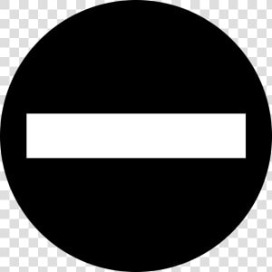 Free Vector Graphic No Entry Entry Forbidden Stop Free   No Entry Sign Black And White  HD Png Download