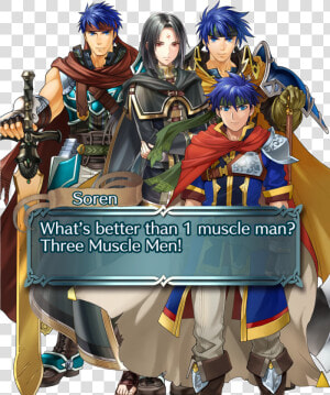 What S Better Than 1 Muscle Man Three Muscle Men   Ike Fire Emblem Heroes  HD Png Download