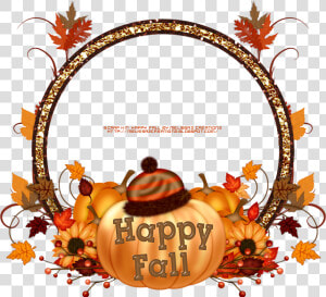 Graphic Groupies Happy Fall Cluster Frames Friday Clip   Digital Scrapbooking  HD Png Download