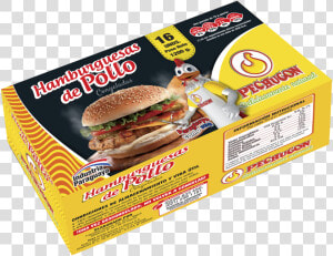 Hamburguesa De Pollo Pechugon  HD Png Download