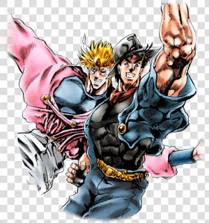 Unit Joseph Joestar And Caesar A   Joseph Joestar And Caesar Zeppeli  HD Png Download