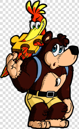 Banjo Kazooie   Banjo Kazooie Cartoon  HD Png Download