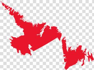 Newfoundland And Laborador   Outline Of Newfoundland And Labrador  HD Png Download