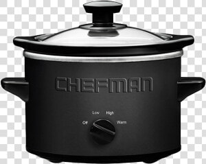 Chefman Mini 1 5 Quart Slow Cooker With Temperature  HD Png Download