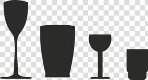 Glass  Silhouettes  Chalice  Shots  Symbols  Icons   Stemware  HD Png Download