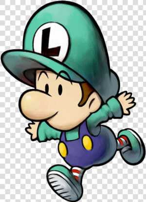 Mlpit Luigi Baby   Mario And Luigi Partners In Time Baby Luigi  HD Png Download