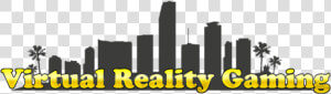 Virtual Reality Video Game Party In Miami Florida   Skyline  HD Png Download