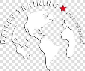 Dailey Training International   Schematic World Map  HD Png Download