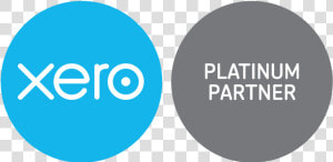 Xero Platinum Partner Badge Rgb   Xero Accounting  HD Png Download