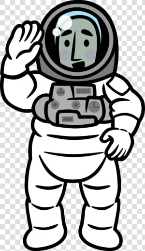 Astronaut Clipart Comic Rhythm Heaven First Contact    First Contact Rhythm Heaven Astronaut  HD Png Download