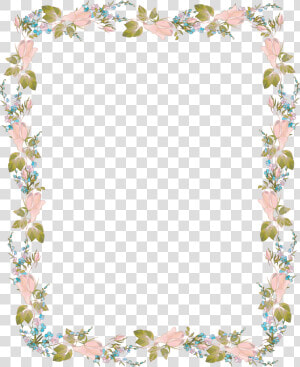 Wedding Border Designs Png   Flower Borders For Invitation  Transparent Png