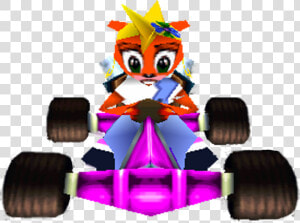 Ctr Coco In kart   Crash Team Racing Coco Bandicoot  HD Png Download