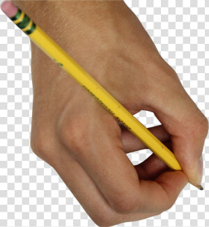 Transparent Hand With Pencil Png   Arm And Pencil  Png Download