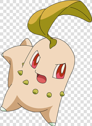 Pokemon Chikorita Png  Transparent Png