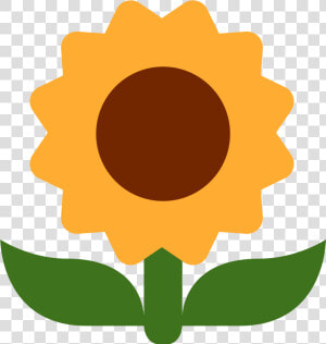 Sunflower Emoji Png Transparent   Png Download   Sunflower Emoji Twitter  Png Download