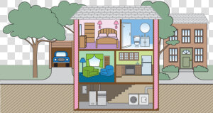 Cross Energy Efficient Home  HD Png Download