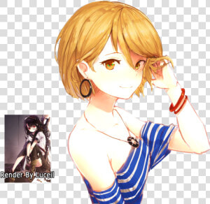 Transparent Anime Girl Hair Png   Anime Girl Short Hair  Png Download