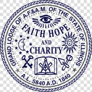 The Most Worshipful Grand Lodge Of Ancient Free And   State Seal  HD Png Download