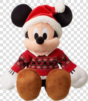 Christmas Mickey Mouse Hat Png Download Image   Weihnachten Mickey Stofftier 2018  Transparent Png