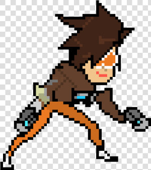 Png To Pixel Art   Overwatch Pixel Sprays Tracer  Transparent Png