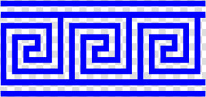 Blue  Border  Greek  Key  Pattern  Repeating  Square   Greek Pattern Png  Transparent Png