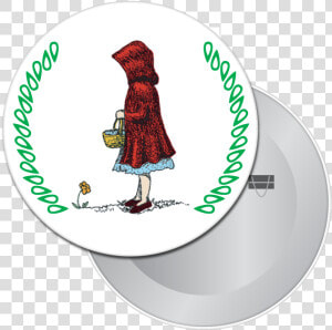 Little Red Riding Hood Button   Magnet   Little Red Riding Hood Gift  HD Png Download