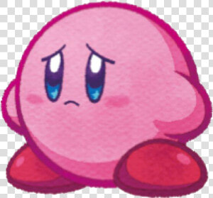 Kirby Mass Attack Sad  HD Png Download