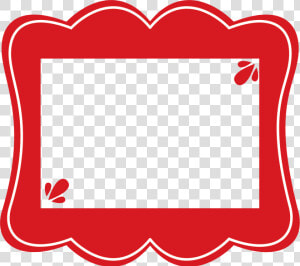 Clipart Frame Red   Red Frame Clipart  HD Png Download