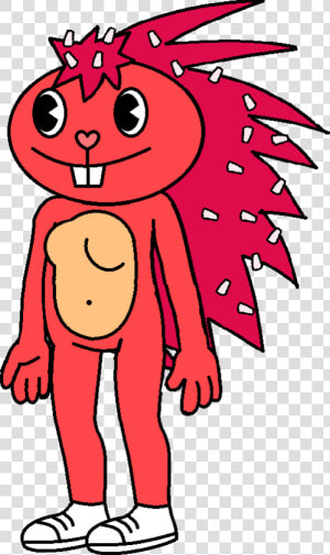 Characters   Flaky   Petunia Happy Tree Friends Anime  HD Png Download