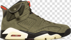 Travis Scott X Nike Air Jordan 6  HD Png Download