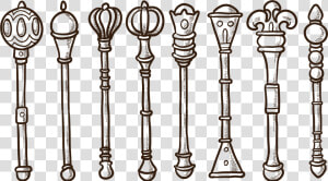 Sceptre Icons Vector   Scepter Vector  HD Png Download