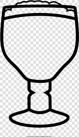 Goblet Beer Glass Coloring Page  HD Png Download