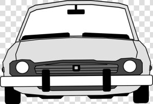 Car  Front  Windshield  Rear Mirror  Headlights  Wiper   Front View Of A Car  HD Png Download