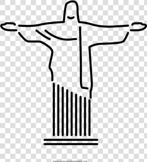 Cristo Redentor Desenho Png   Png Download  Transparent Png